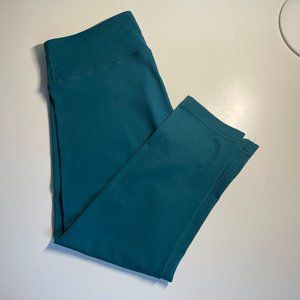 M Dark Turquoise Athletic Capri Legging